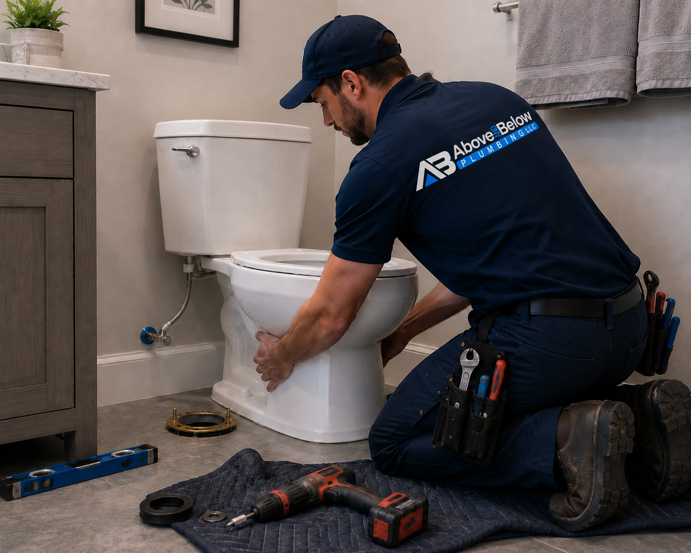 New Toilet Installation